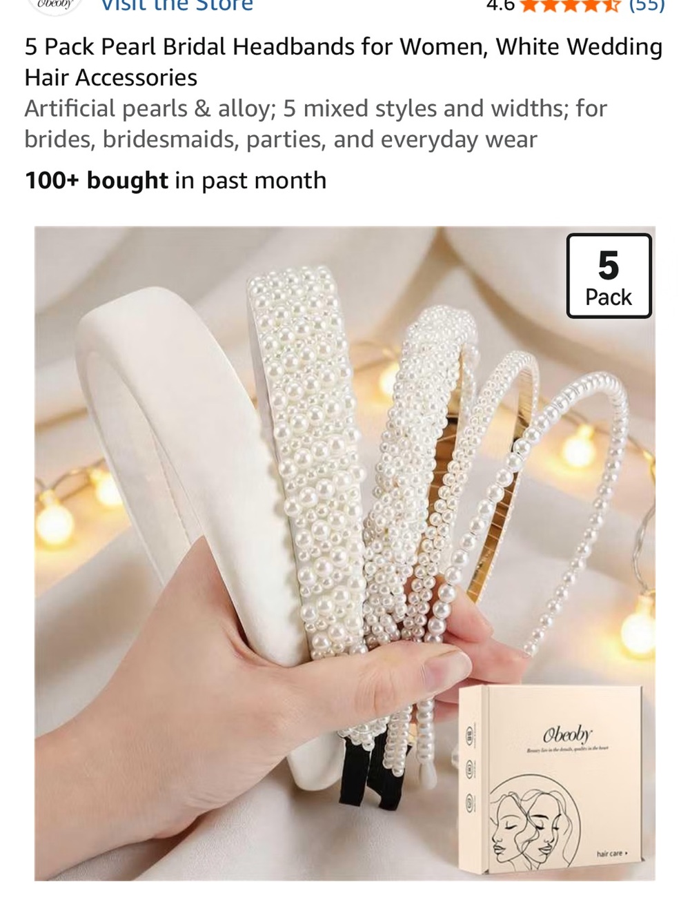 BRIDE HEADBAND pack of 5